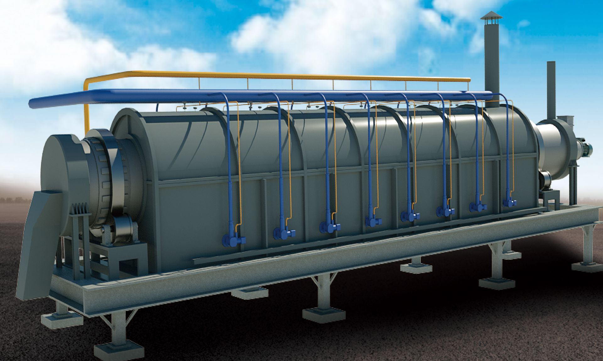 污染土壤修復(fù)生產(chǎn)線設(shè)備