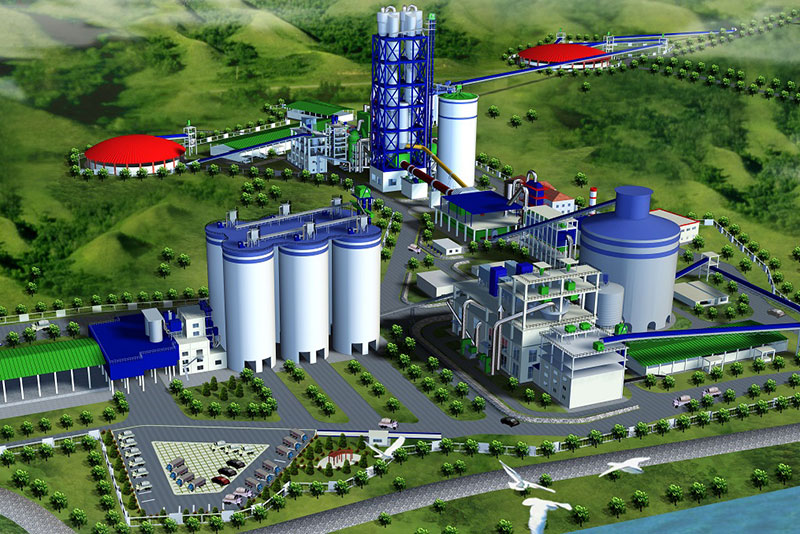 新型干法水泥生產(chǎn)線設(shè)計(jì)圖