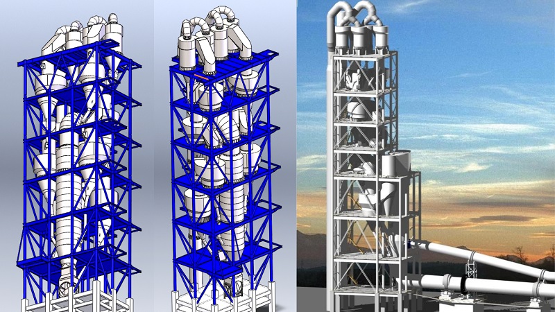 水泥廠預(yù)熱器